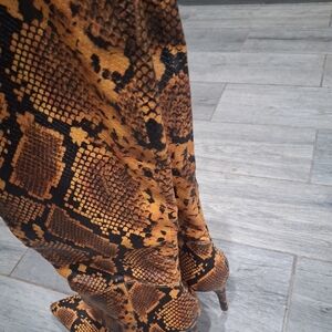 Snake Print Pants